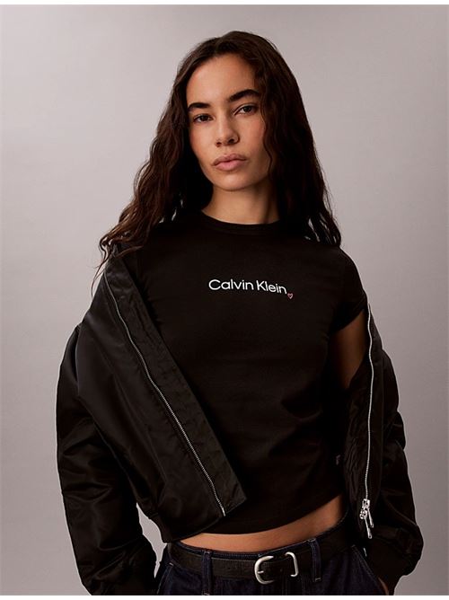 ss slim fit heart logo tee CALVIN KLEIN JEANS | LV047H835GUB1